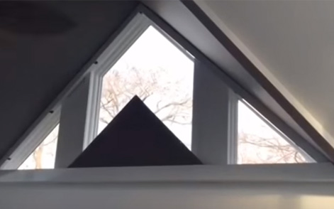 Triangular Rollar Shade